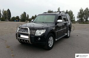 Захист переднього бампера - Кенгурятник Mitsubishi Pajero Wagon 4 (06+)