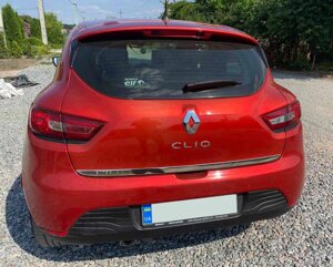 Кромка багажника (HB, нерж) для Renault Clio IV 2012-2019 рр