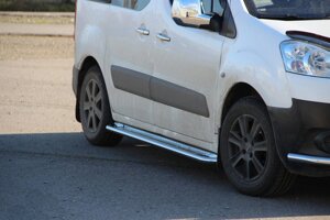 Бічні майданчики Premium (2 шт., нерж) Peugeot Partner Tepee 2008-2018 гг. в Запорізькій області от компании Интернет-магазин тюнинга «Safety auto group»