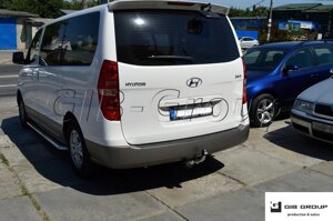 Пороги бічні труби з листом серія "ELIT" Hyundai H1 (07+) D42 коротка та довга база