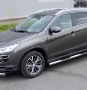 Пороги труби з підказкою до Peugeot 4008