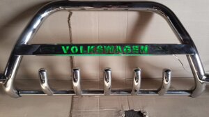 Кенгурятник WT004 LED (нерж) Volkswagen T5 рестайлінг 2010-2015рр. в Запорізькій області от компании Интернет-магазин тюнинга «Safety auto group»