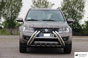 Захист переднього бампера - Кенгурятник Suzuki Grand Vitara II (12-14)