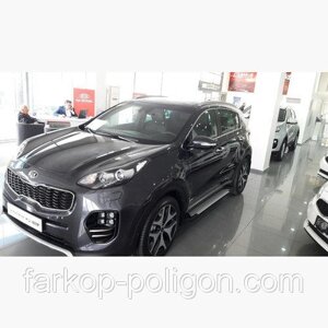 Пороги майданчика для Kia Sportage з 2015р.