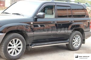 Пороги бічні труби Toyota Land Cruiser 100 (98-07) D42