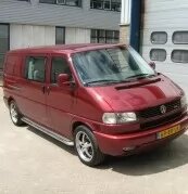 Пороги з аркушем (майданчик) на Volkswagen T4 (Transporter) Tamsan