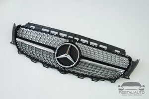 Тюнинг Решетка радиатора Mercedes E-Class W213 2016-2019год (Diamond Black)