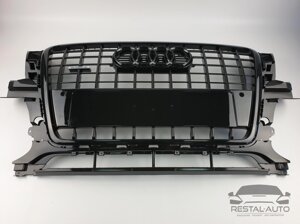 Тюнінг Грати радіатора Audi Q5 2008-2012 рік Чорна (в стилі S-Line)