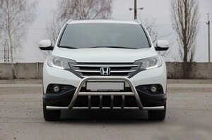 Передній захист WT003-ST-V1 (нерж.) Honda CRV 2012-2016рр. в Запорізькій області от компании Интернет-магазин тюнинга «Safety auto group»