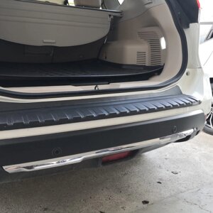 Накладка на задній бампер EuroCap (2017-2021 рр, ABS) для Nissan X-trail T32 / Rogue рр