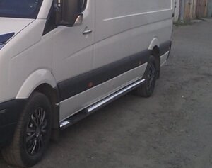 Бічні труби (2 шт., Нерж.) Opel Movano 2004-2010 гг.