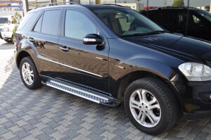 Бічні майданчики X5-тип (2 шт., Алюм.) Mercedes ML klass W164