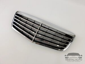 Тюнинг Решетка радиатора Mercedes E-class W211 2006-2009год (ASSY Chrome Black)