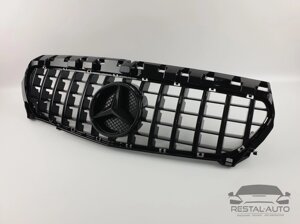 Тюнинг Решетка радиатора Mercedes CLA-Class C117 2013-2017год (GT All Black)