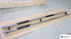 Пороги бічні труби Lifan X60 (13+) D60 з накладками