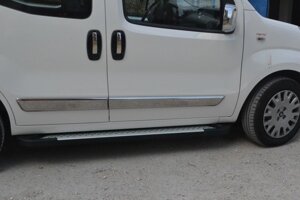 Бічні майданчики X5-тип (2 шт, алюм.) Fiat Fiorino/Qubo 2008 в Запорізькій області от компании Интернет-магазин тюнинга «Safety auto group»