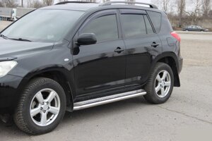 Бічні майданчики Premium (2 шт., нерж) Toyota Rav 4 2006-2013 гг.