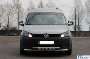 Передній вус Shark ST015 (нерж) Volkswagen Caddy 2010-2015рр. в Запорізькій області от компании Интернет-магазин тюнинга «Safety auto group»