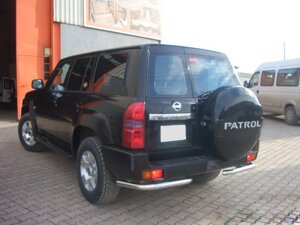 Задні кути (2 шт, нерж.) Nissan Patrol Y61 1997-2011р. в Запорізькій області от компании Интернет-магазин тюнинга «Safety auto group»