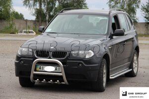 Защита переднего бампера - Кенгурятник BMW X3 (04-06)