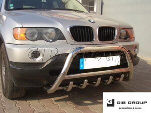 Защита переднего бампера - Кенгурятник BMW X5 (00-06)
