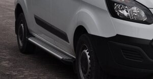 Бічні майданчики X5-тип (2 шт., Алюм.) Ford Custom 2013р. в Запорізькій області от компании Интернет-магазин тюнинга «Safety auto group»