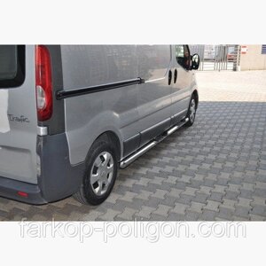 Пороги із труб для Opel Vivaro з 2002-2015 р. р.