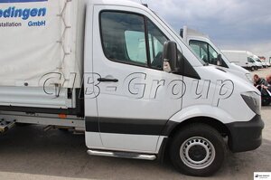 Пороги бічні труби Mercedes-Benz Sprinter (1995-2021) D71 без накладок середня база в Запорізькій області от компании Интернет-магазин тюнинга «Safety auto group»