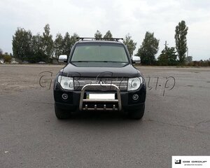 Захист переднього бампера - Кенгурятник Mitsubishi Pajero Wagon 4 (06+)