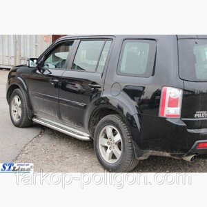 Пороги майданчика для Honda Pilot з 2008-2015р.