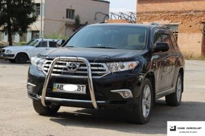 Захист переднього бампера - Кенгурятник Toyota Highlander (10-13)