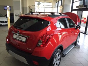 Бічні майданчики Allmond (2 шт., Алюміній) Opel Mokka 2012 гг.