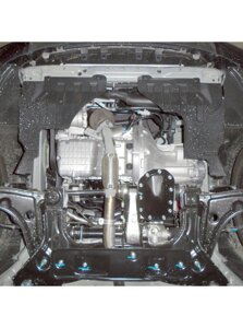 Защита двигателя, КПП, радиатора для авто Daewoo Gentra 2013- V-1.5 (МКПП) ( TM Kolchuga ) ZiPoFlex