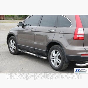 Пороги із труб для Honda Pilot з 2015р.