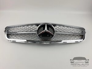 Решітка радіатора Mercedes C-Class W204 2007-2014 рік (SL Chrome) в Запорізькій області от компании Интернет-магазин тюнинга «Safety auto group»