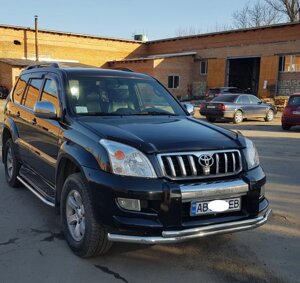 Передня дуга ST014 (нерж.) Toyota LC 120 Prado