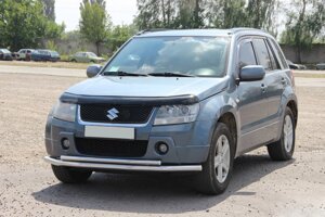 Передній подвійний ST014 (нерж) Suzuki Grand Vitara 2005-2014 гг. в Запорізькій області от компании Интернет-магазин тюнинга «Safety auto group»