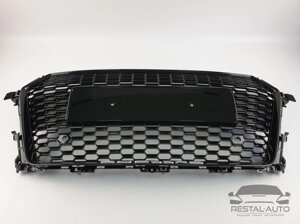 Тюнинг Решетка радиатора Audi TT 2014-2018год Черная (в стиле RS)