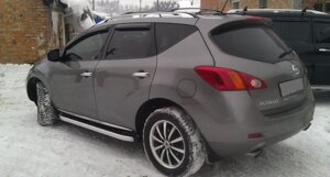 Бічні майданчики Fullmond (2 шт, алюм.) Nissan Murano 2008-2014рр.