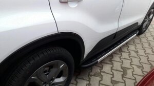 Бічні майданчики Duru (2 шт., Алюміній) Suzuki Vitara 2015 гг. в Запорізькій області от компании Интернет-магазин тюнинга «Safety auto group»