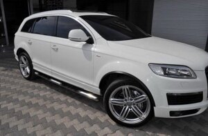 Пороги із труб для Audi Q5 з 2008р.