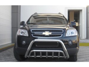 Передня дуга WT002 (нерж.) Chevrolet Captiva 2006 та 2011 рр.