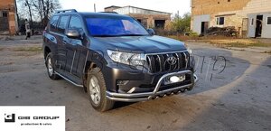 Захист переднього бампера - Кенгурятник Toyota Land Cruiser Prado 150 (17+)