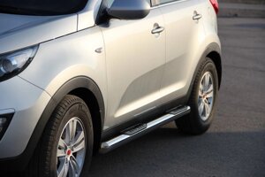 Бічні труби (2 шт., нерж.) Kia Sportage 2010-2015рр.