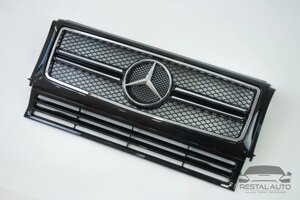 Тюнинг Решетка радиатора Mercedes G-Class W463 1990-2018год (в стиле AMG)