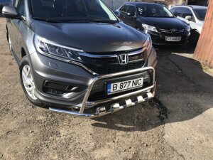 Передній захист WT003-ST-V2 (нерж.) Honda CRV 2012-2016рр. в Запорізькій області от компании Интернет-магазин тюнинга «Safety auto group»