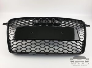 Тюнинг Решетка радиатора Audi TT 2010-2014год Черная (в стиле RS)
