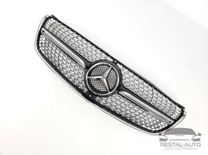 Решітка радіатора Mercedes V-Class W447 2014-2019 рік (Diamond Black)