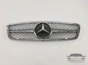 Тюнинг Решетка радиатора Mercedes C-Class W203 2000-2007год (SL Chrome )