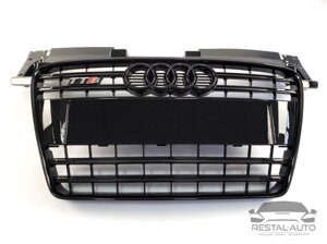 Тюнинг Решетка радиатора Audi TT 2010-2014год Черная (в стиле S-Line)